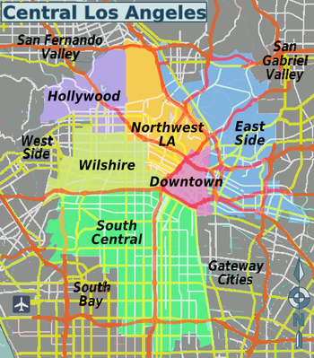 Лос анджелес карта районов
